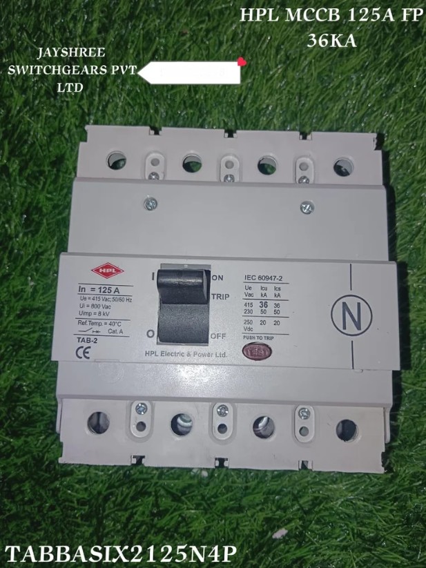 HPL MCCB 125A FP 36 KA TABBASIX2125N4P